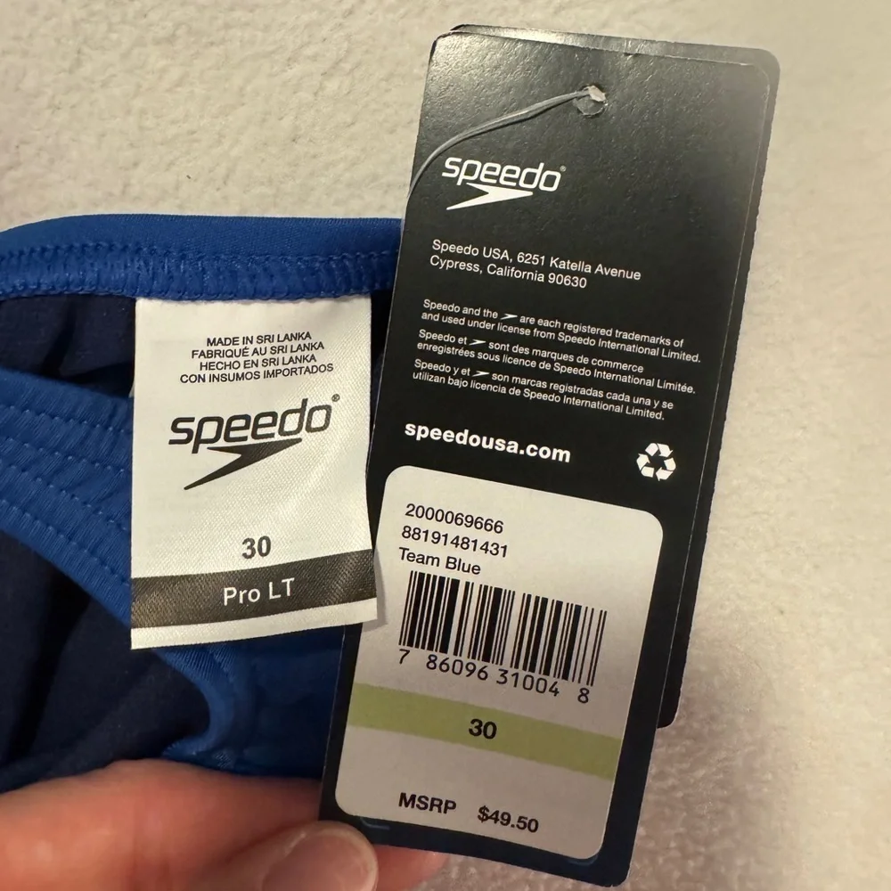 Speedo Vibrant Blue Swimwear
